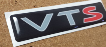 Autocolante Resinado 3D para Citroen VTS - 105 x 23mm