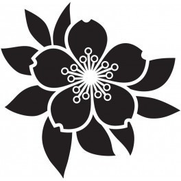 Autocolante - Rosas Padrão Floral