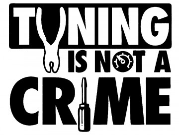 Autocolante - Tuning is Not a Crime 3