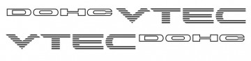 Autocolantes - DOHC VTEC (Honda)