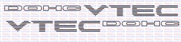 Autocolantes - DOHC VTEC (Par)