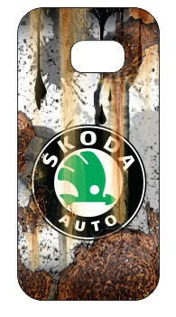 Capa de telemóvel com Skoda - Estilo Retro