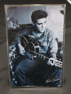 Chapa decorativa com Elvis Presley