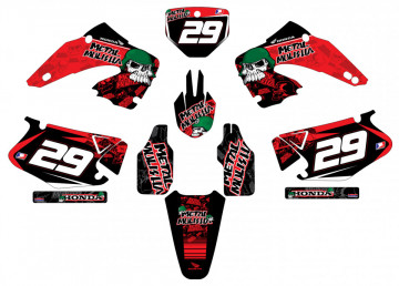 Kit Autocolantes Para Honda CR 125 / 250 00-01