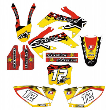 Kit Autocolantes Para HONDA CRF 250 04-09