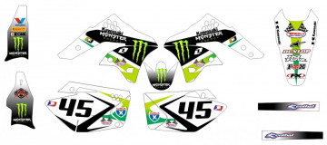 Kit Autocolantes Para Kawasaki KXF 250 06-08
