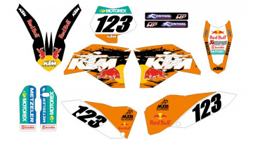 Kit Autocolantes Para KTM SX / MX 07-10
