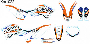 Kit Autocolantes Para KTM SX / MX 07-10