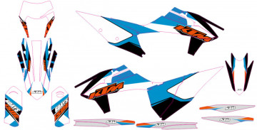Kit Autocolantes Para KTM SX SXF 2019 2020 2021