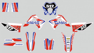 Kit Autocolantes Para Moto - Gas Gas MX 10-11