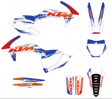 Kit Autocolantes Para Moto - KTM SX / SXF 16-18