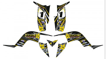 Kit Autocolantes Para Yamaha Raptor 90