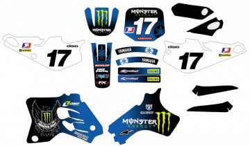 Kit Autocolantes Para Yamaha YZ 80 93-01