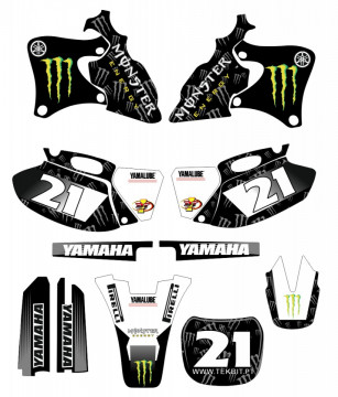 Kit Autocolantes Para Yamaha YZF 250 400 426 - 1998 a 2002