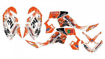 Kit de autocolantes para Polaris Outlaw 450 / 525 06-08