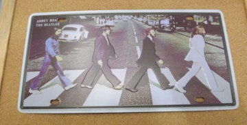 Matrícula decorativa - Abbey Road The Beatles
