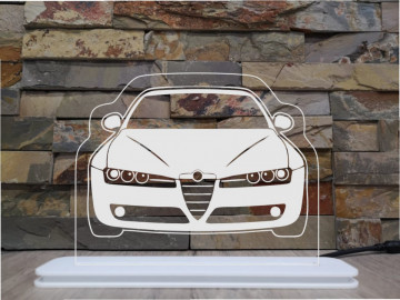Moldura / Candeeiro com luz de presença - Alfa Romeo 159