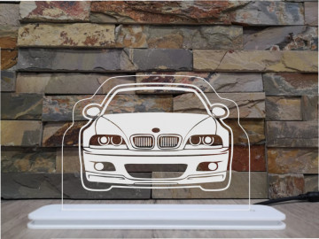 Moldura / Candeeiro com luz de presença - Bmw E46