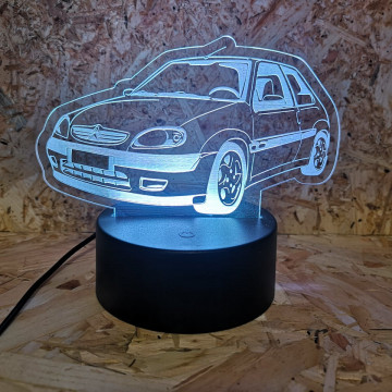 Moldura / Candeeiro com luz de presença com Citroen Saxo mk2