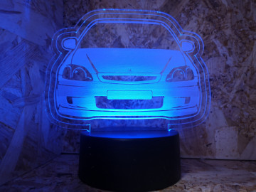 Moldura / Candeeiro com luz de presença - Honda Civic EK