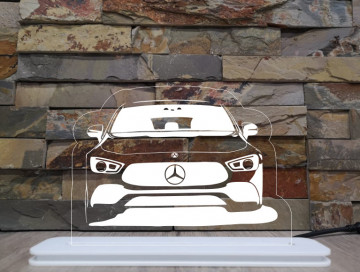 Moldura / Candeeiro com luz de presença - Mercedes Carro