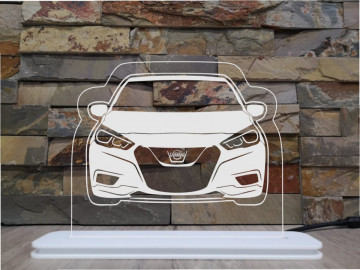 Moldura / Candeeiro com luz de presença - Nissan Micra