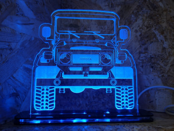 Moldura / Candeeiro com luz de presença - Toyota Land Cruiser