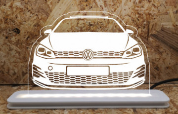 Moldura / Candeeiro com luz de presença - Volkswagen Golf VII (7)