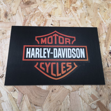 Placa Decorativa em PVC - Harley Davidson