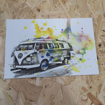Placa Decorativa em PVC - Vw Pão de forma