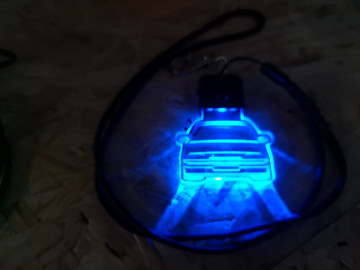 Porta Chaves com luz Multicor com Citroen AX