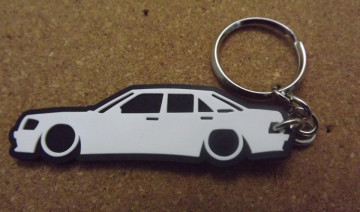 Porta Chaves com silhueta de Mercedes 190
