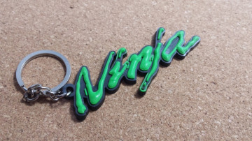 Porta Chaves de borracha para Ninja
