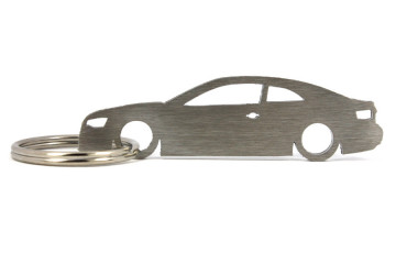 Porta Chaves em inox com silhueta com Audi A5 8T Coupe