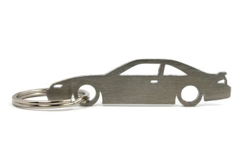 Porta Chaves em inox com silhueta com Nissan 200sx S14A