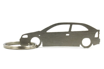 Porta Chaves em inox com silhueta com Opel Astra G 3P