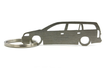 Porta Chaves em inox com silhueta com Opel Astra G wagon