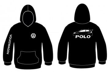 Sweatshirt com capuz para Volkswagen Polo 6R