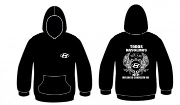 Sweatshirt com capuz Todos Nascemos (Hyundai)