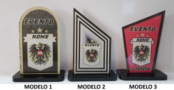 Troféu em acrílico - Personalizado a gosto do cliente