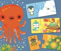 Puzzle duo Djeco Ascunselea