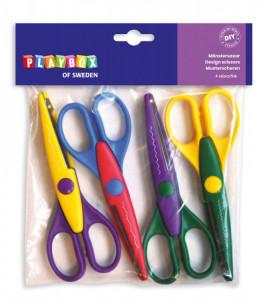 Playbox - foarfeca pentru copii - 4buc