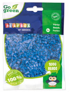 Playbox Margele de calcat Bio - albastru - 1.000buc