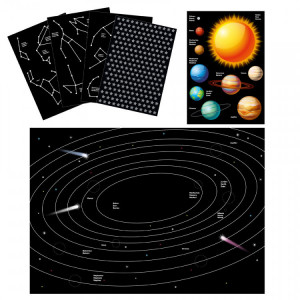 Playbox Sticker planete + set craft