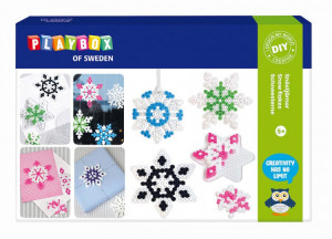 Playbox Set margele de calcat - tematica fulgi de nea - 4.000buc