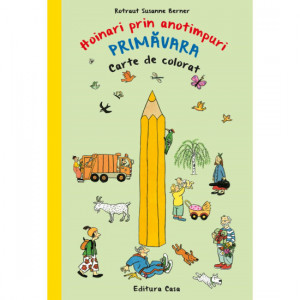 Carte de colorat - Hoinari prin anotimpuri. Primăvara