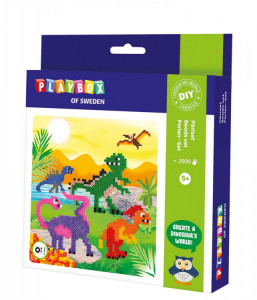 Playbox Set margele de calcat - tematica dinozauri - 2.000buc