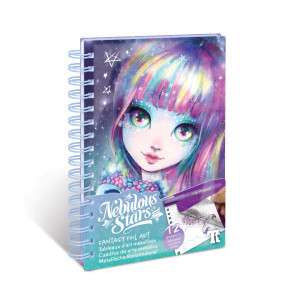 Carte de desene prin tehnica foliei - Nebulous Stars