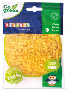 Playbox Margele de calcat Bio - galben - 1.000buc