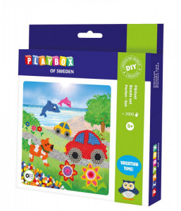 Playbox Set margele de calcat - tematica pestisor/floare - 2.000buc